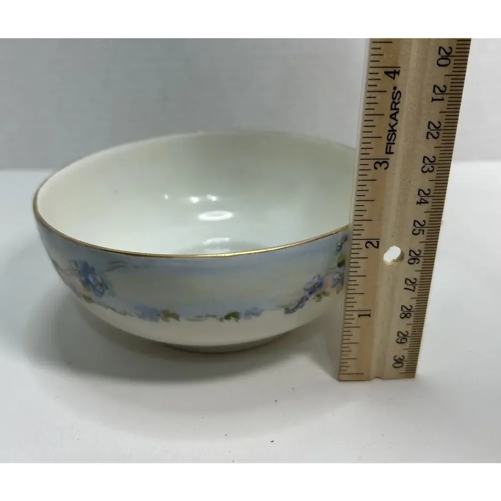 Hutschenreuther Selb Bavaria Porcelain Hand Painted Forget Me Not Flower 5